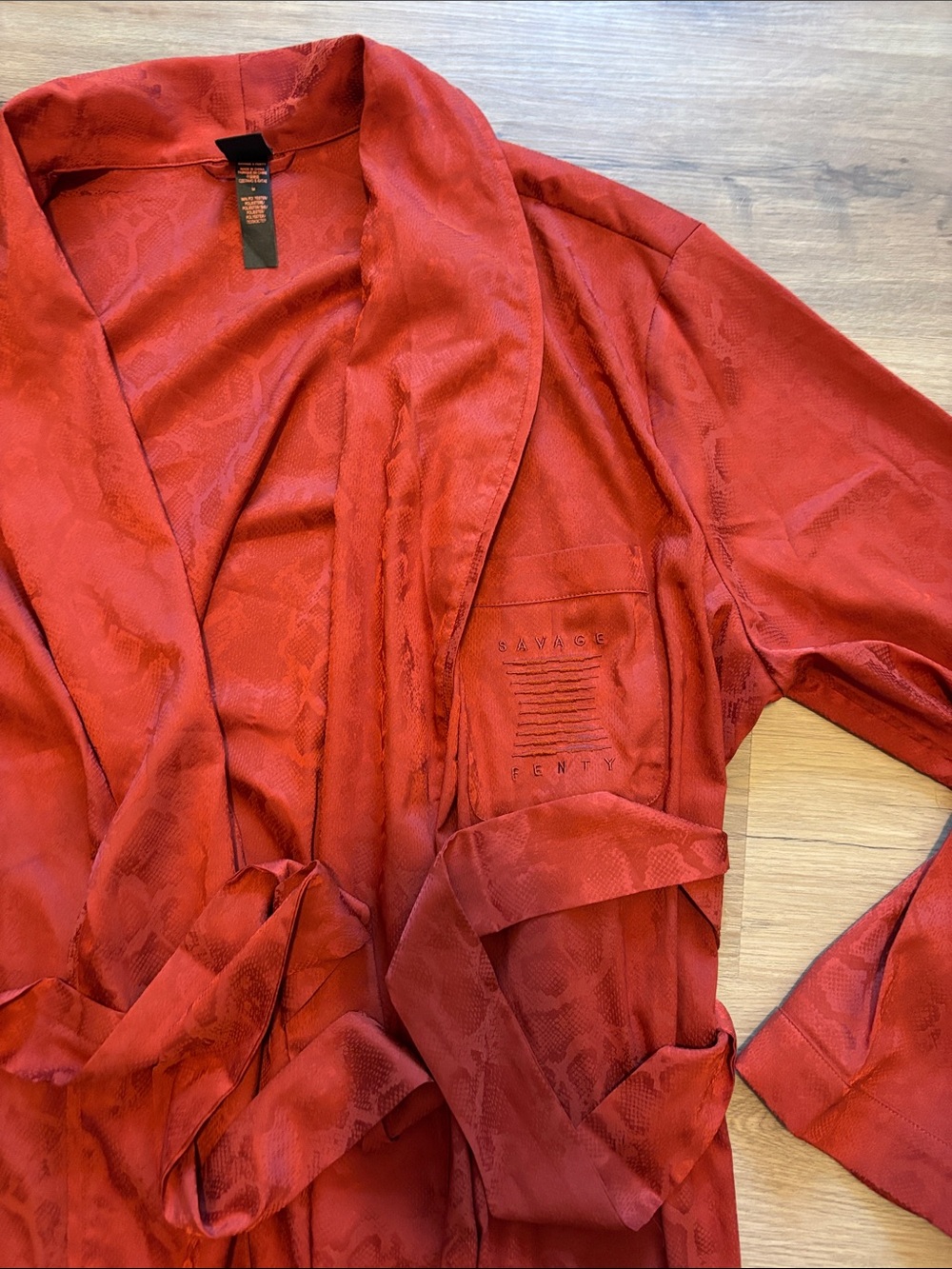Burnt Orange Robe - Unisex - Picture 2 of 5